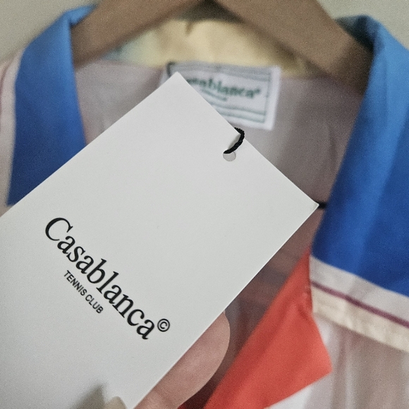 DHGATE Casablanca Vacation Button Down Short Sleeve Top NWT - Picture 7 of 13